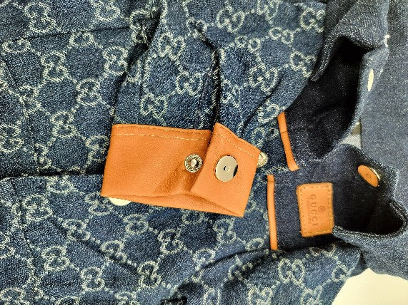 Dream Dog Luxury Designer-inspired Dog Jean Jacket Fashion Clothes Pet Cats Super Soft and Warm, Sizes X-Small to XX-Large