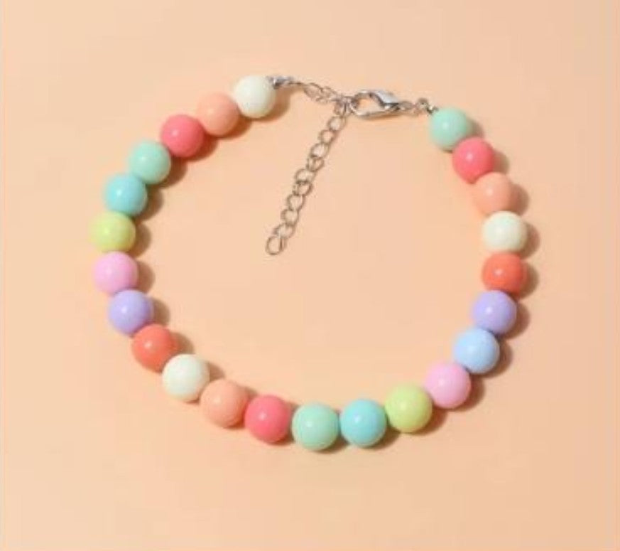 Dream Dog Pet Collar with Beads, Adjustable Necklace Wedding Cat Dog Necklace Jewelry, Small, Medium and Large