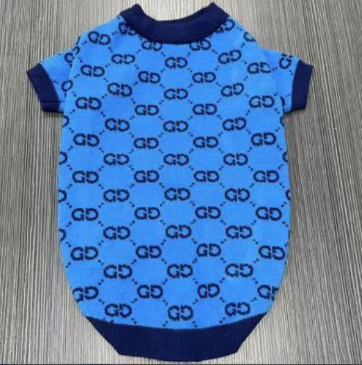 Dream Dog Luxury Fashion Dog Sweaters Pet Cat Clothes Apparel Super Soft, Super Warm, Comes in Blue, Brown or Pink, XS to 2XL