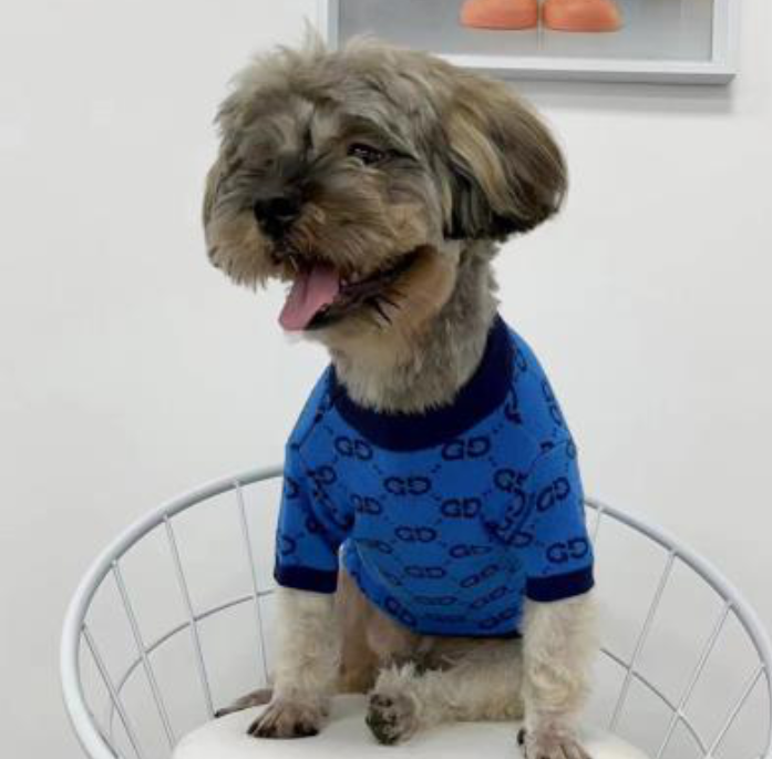 Dream Dog Luxury Fashion Dog Sweaters Pet Cat Clothes Apparel Super Soft, Super Warm, Comes in Blue, Brown or Pink, XS to 2XL