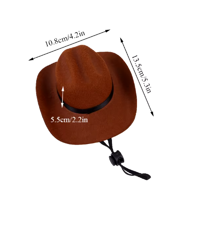 Dream Dog Cowboy Hat Pet Supplies Adjustable Dog Costume Top Hat Headwear Pet Hat Dogs Caps Pet Sun Hats for Cats