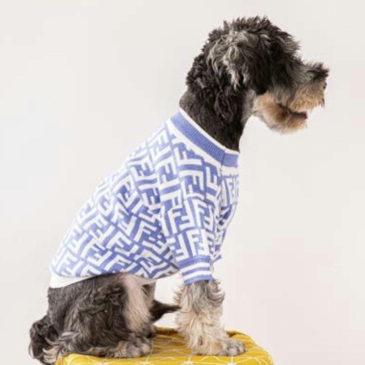 Luxury Designer-Inspired Replica.Dream Dog Pet Sweater Light Blue Fashion Clothes Dog Cat Super Soft and Warm, XS-XXL, Small-Medium Breeds (X-Small)
