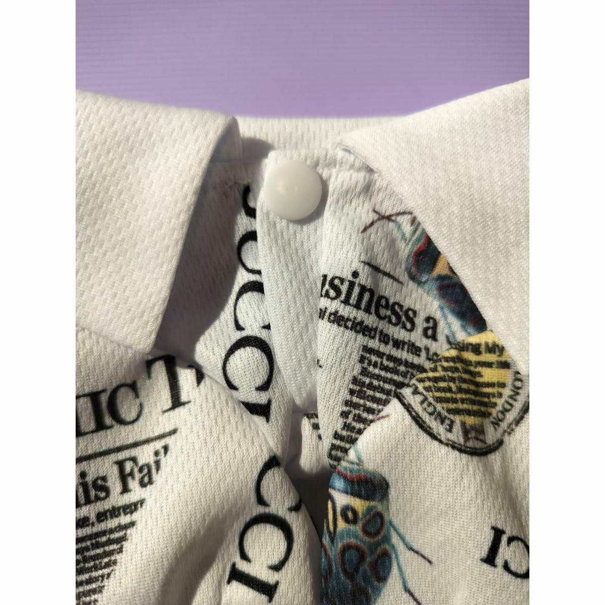 Luxury Designer-Inspired Replica.Dream Dog Luxury Dress Shirt Pet Summer Party Stylish Clothes, X-S to XX-Large, Small - Medium Breeds and French Bulldog Sizes (Large)