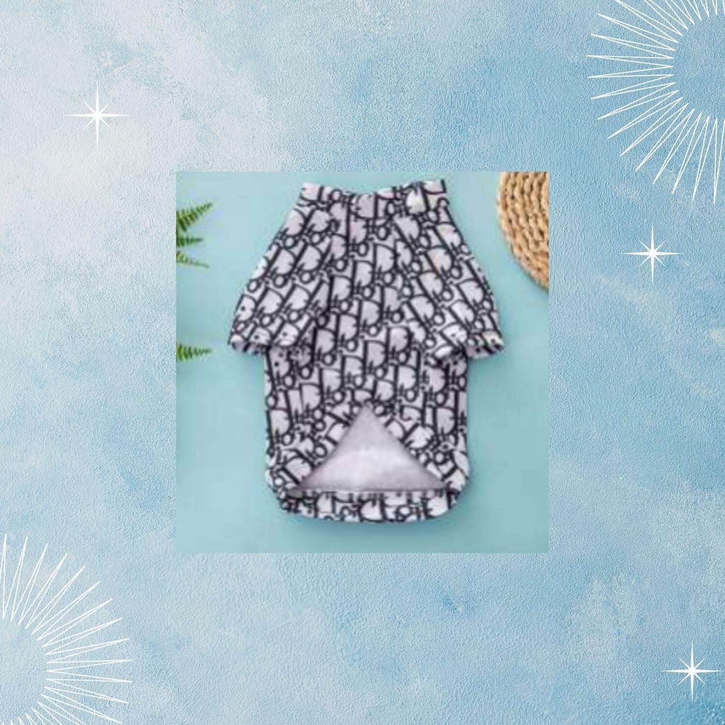 Luxury Designer-Inspired Replica.Dream Dog Trending Dog Stylish Dress Shirt Pet Cat Clothes Black and White Apparel X-S to 3XL, Small to Medium Breeds (3XL)