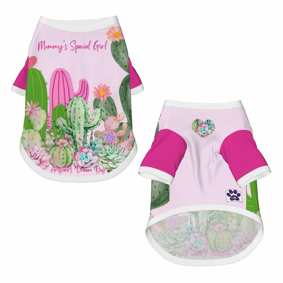 Dream-Dog Luxury Arizona Collection Cotton Dog Shirts for Pets, Party Stylish Clothes, Sizes Sm to Large, Small Breeds