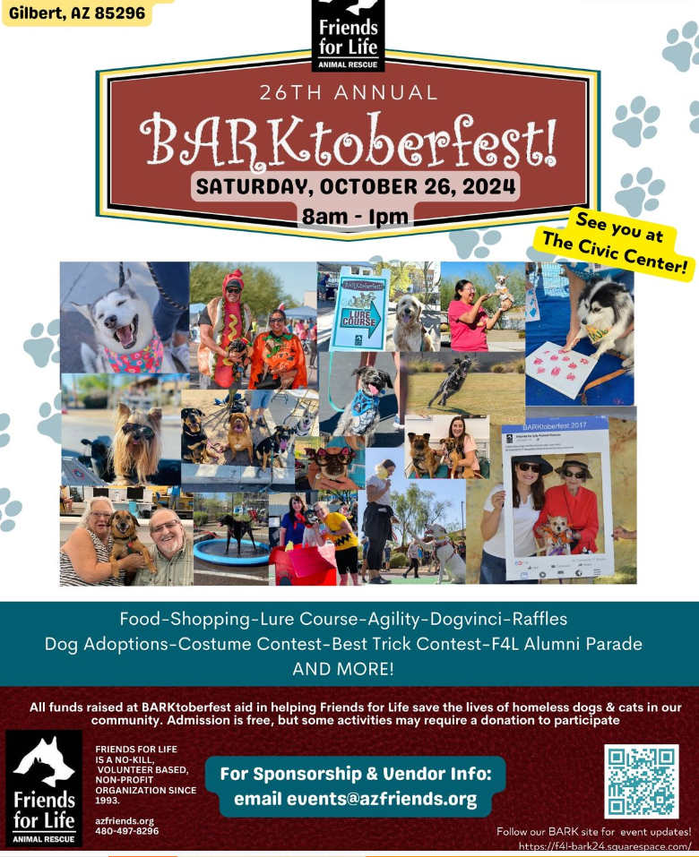 BARKtoberfest!  October 26, 2024