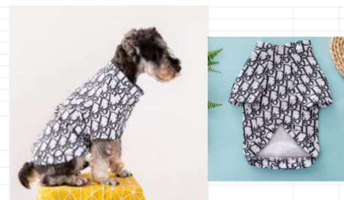 Fashion Trending D Dog Shirt Pet Clothes High Quality Stylish Apparel