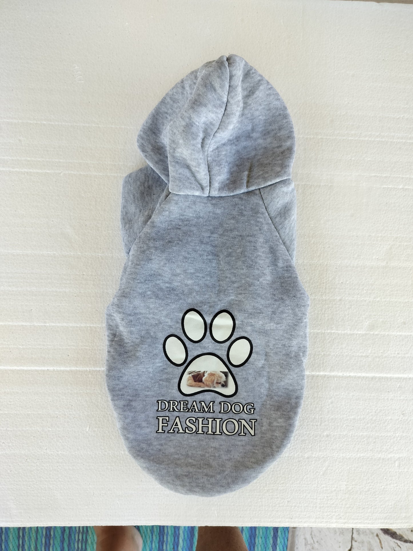 Dream Dog Soft Sweatshirt Clothes for Small Pet Cat Dog XS-9XL Free Water Bowl