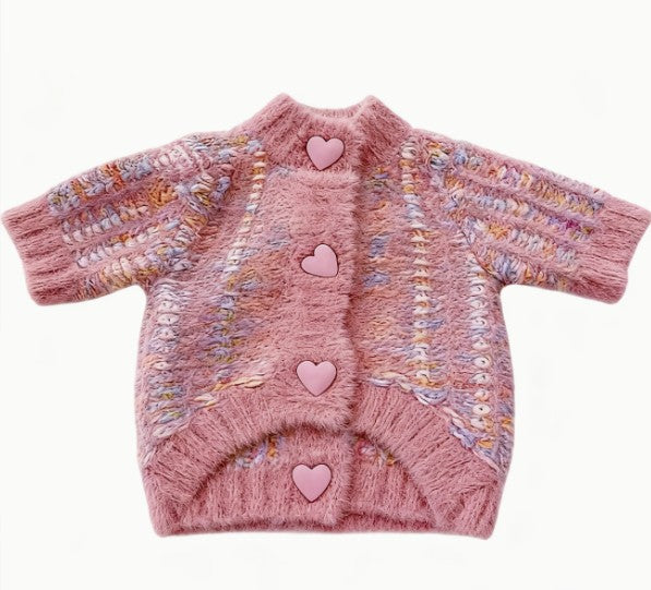 Dream Dog Luxury Fashion Fuzzy Sweater Jacket Cat Dog Apparel Pet Clothes, Super soft
