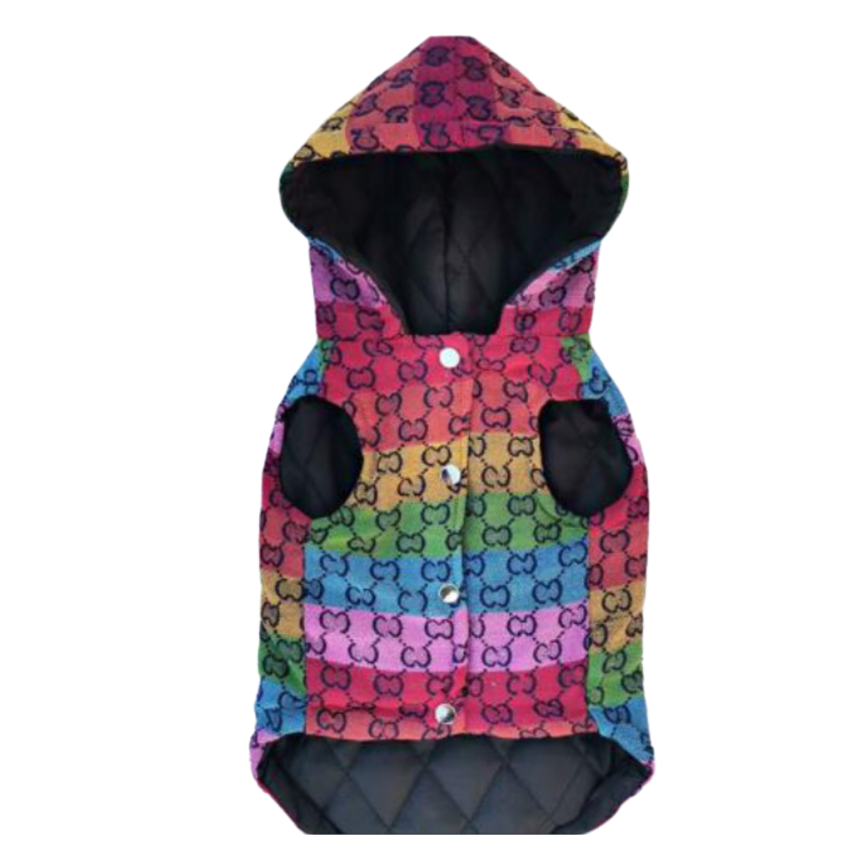 Luxury Designer Dog Padded Vest High Quality GG Pet Clothes Apparel Hoodie