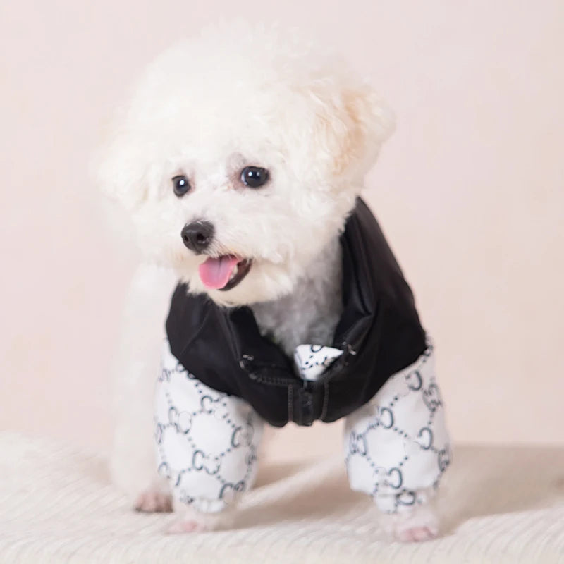 Dog Clothes Luxury Designer Pet Winter Coat Autumn Winter for French Bulldog Puppy Small Medium Dog fashion