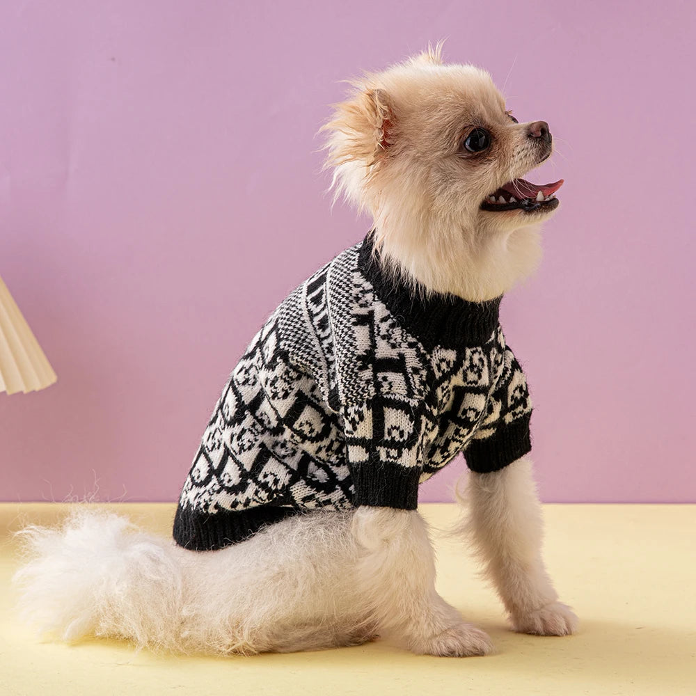 Luxury Designer Pet Clothes High Quality Stylish Apparel Dog Sweater - Autumn/Winter Fashion