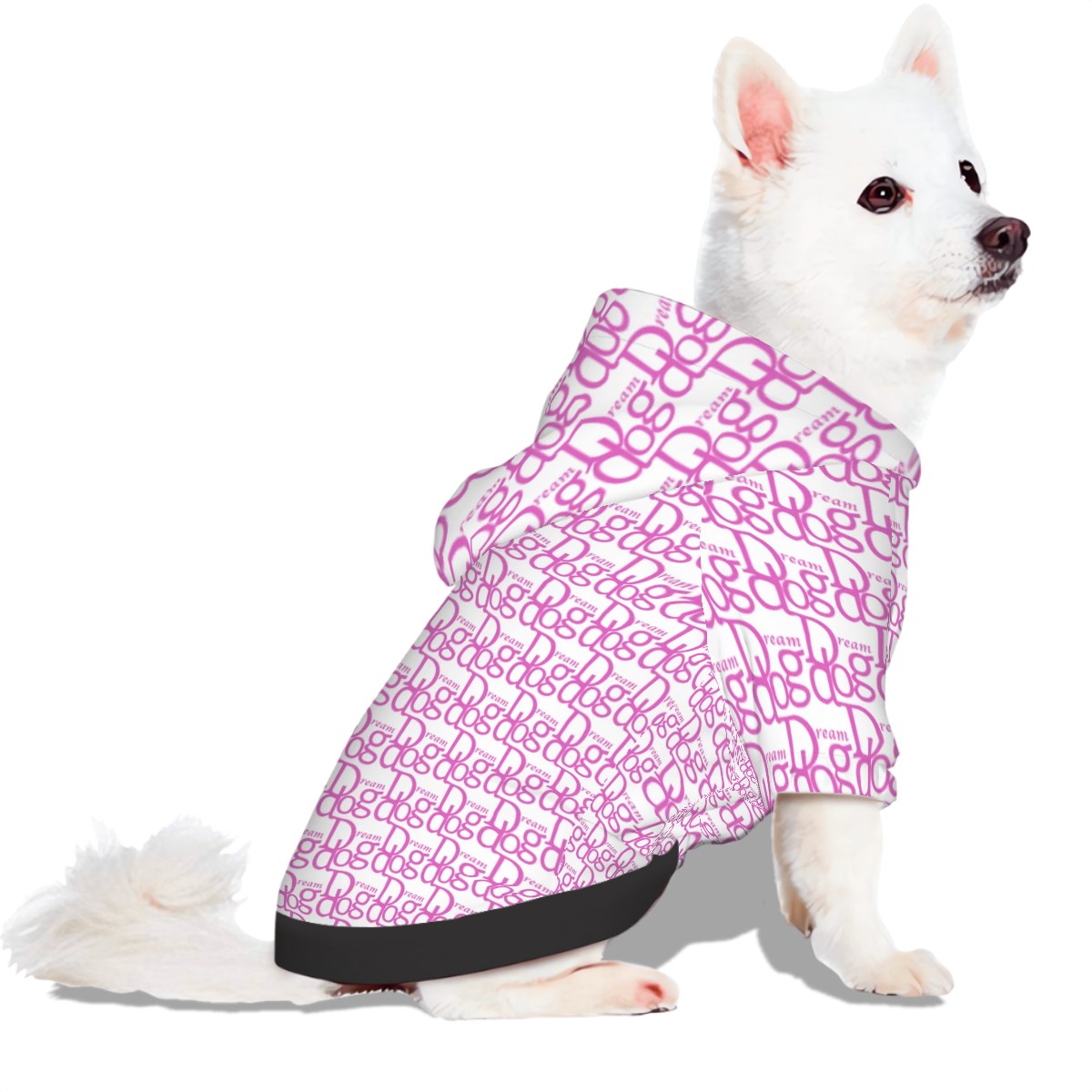 Dream Dog Small Breed Hoodie Pet Clothes XS to XXL - Luxury Shirts Pet, Dog Clothes, Super Soft and Warm Hooded Shirt Blue and Pink Colors (Dark Pink, XX-Large)