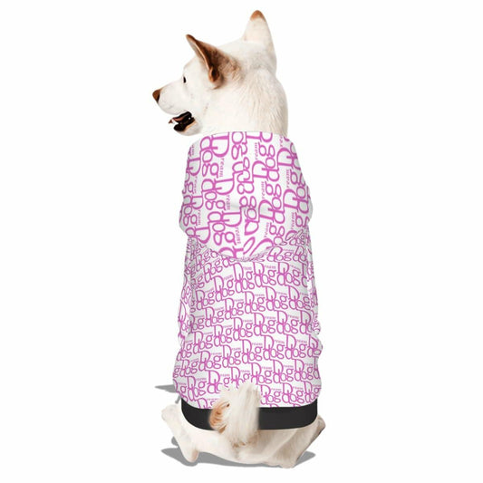 Dream Dog Small Breed Hoodie Pet Clothes XS to XXL - Luxury Shirts Pet, Dog Clothes, Super Soft and Warm Hooded Shirt Blue and Pink Colors (Lt Pink, X-Small)