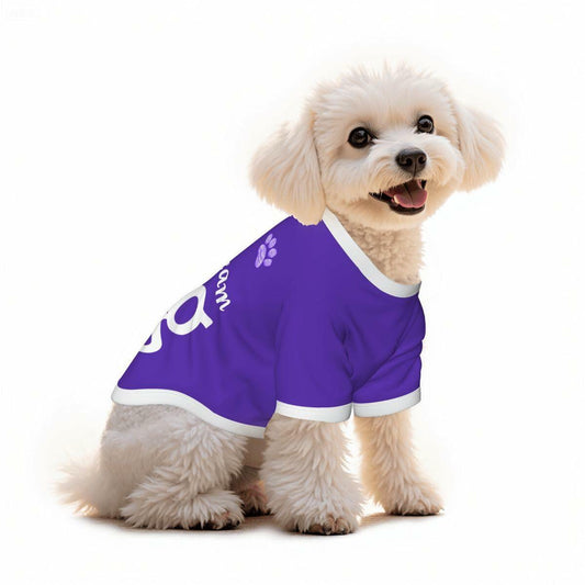 Dream Dog Small Breed - S, M, & L - Luxury Cotton Shirts Cat, Pet, Dog Clothes, Super Soft and Warm (Purple, Small)