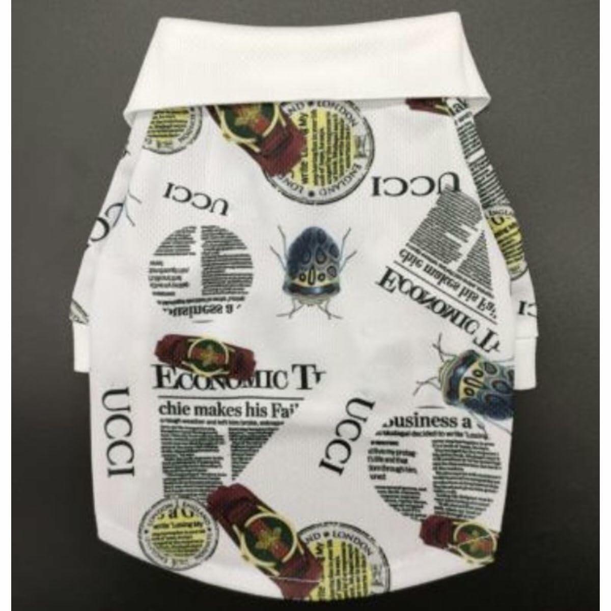 Luxury Designer-Inspired Replica.Dream Dog Luxury Dress Shirt Pet Summer Party Stylish Clothes, X-S to XX-Large, Small - Medium Breeds and French Bulldog Sizes (X-Large)