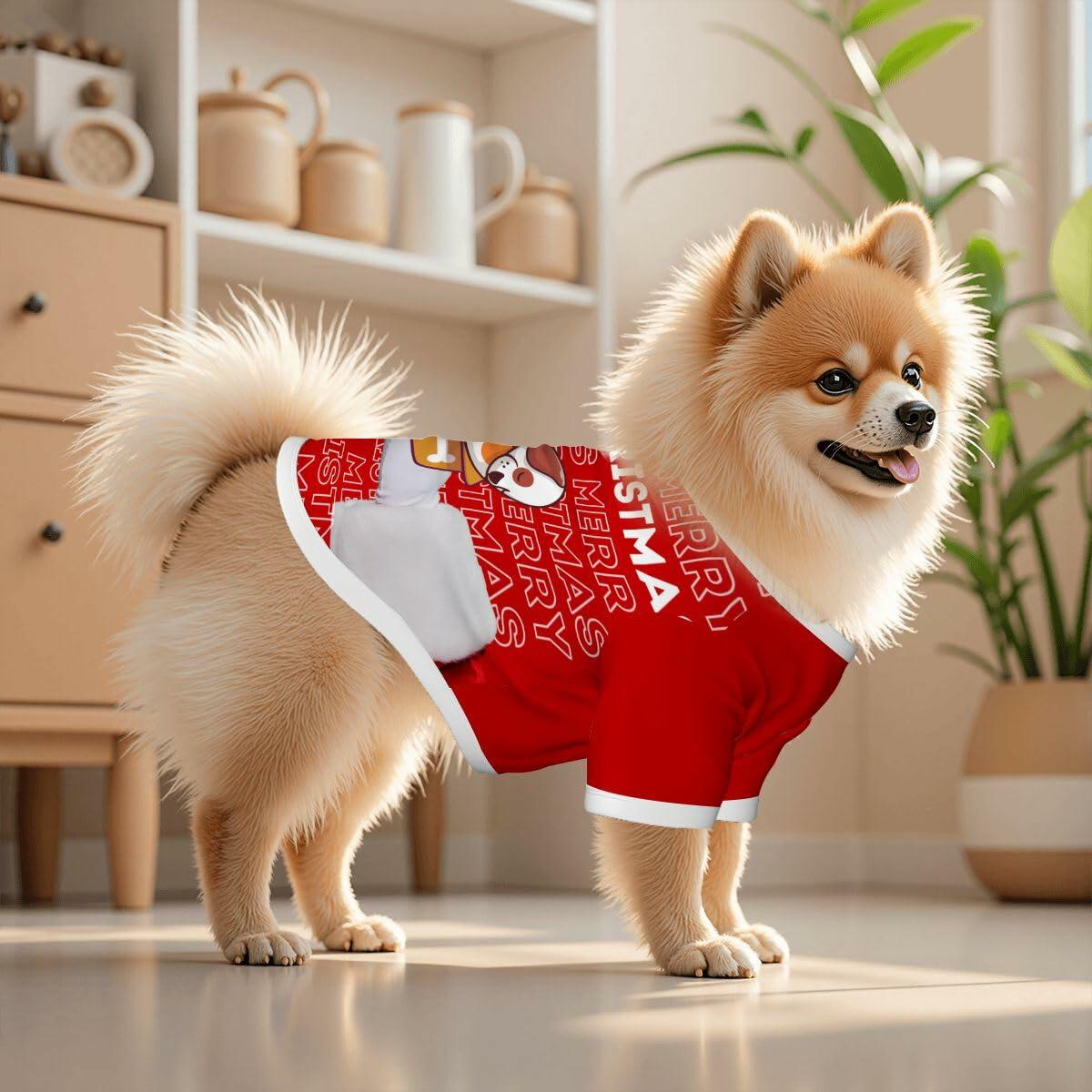 Dream Dog Small Breed - Christmas - S, M, & L - Luxury Cotton Shirts Cat, Pet, Dog Clothes, Super Soft and Warm X-MAS T-Shirt