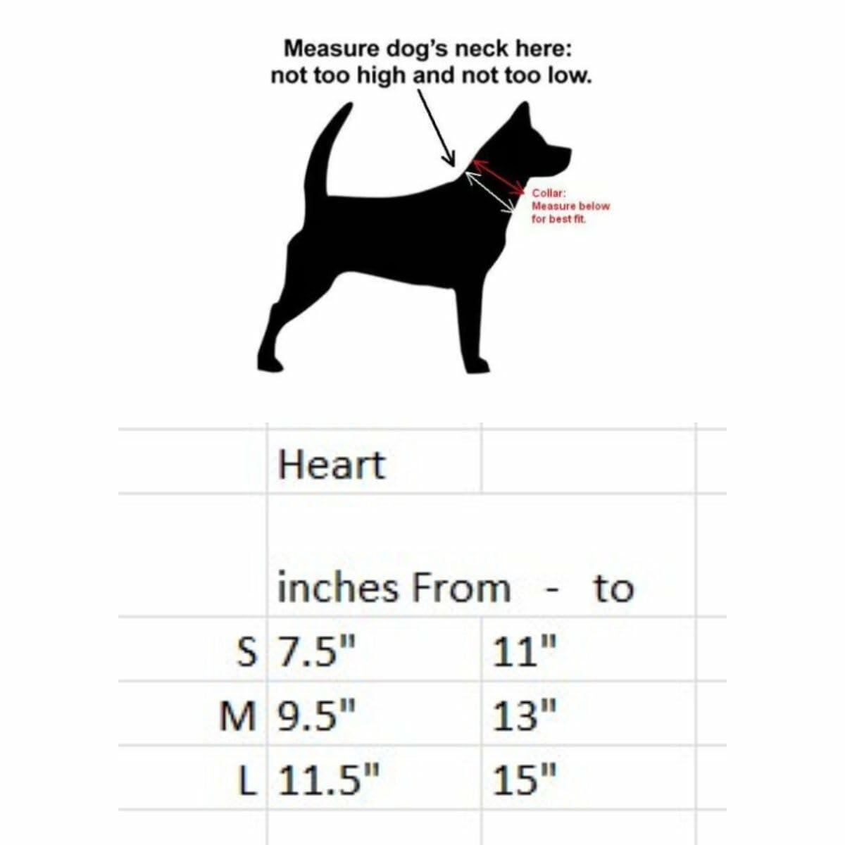 Dream Dog Pet Collar with Multicolor Rhinestones Diamonds, Adjustable Crystal Diamond Heart Pendant Wedding Cat Dog Necklace Jewelry (Small)