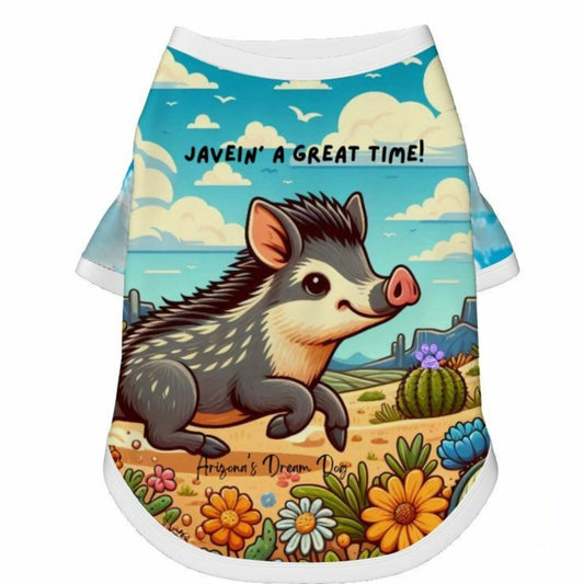 Dream-Dog Luxury Arizona Collection Cotton Dog Shirts for Pets, Party Stylish Clothes, Sizes Sm to Large, Small Breeds