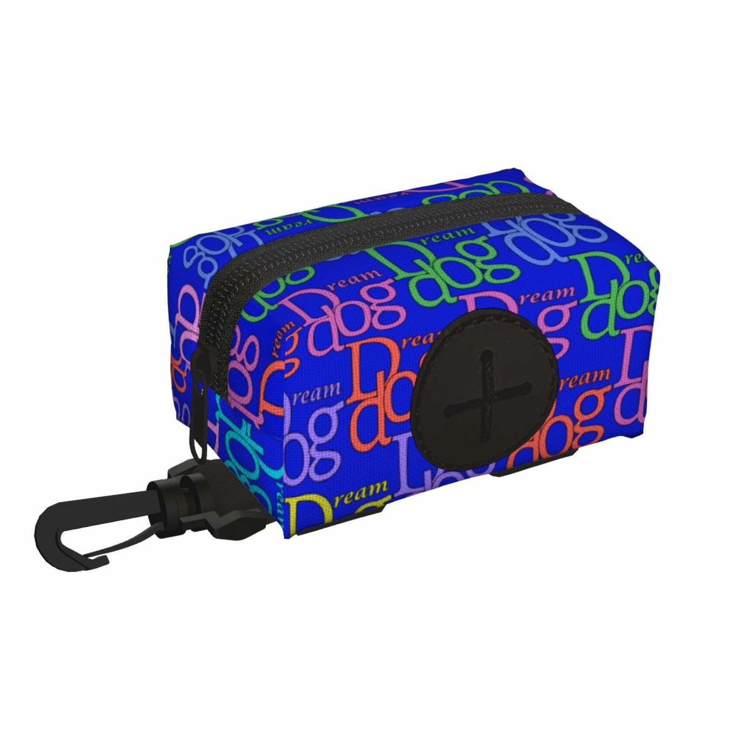 Dream Dog Designer Poop Bag Holder Soft Fabric Dispenser Waste Bag For Pets, 7 Colors Available