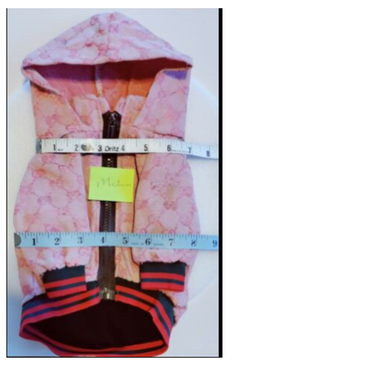 Dream Dog Luxury Fashion Dog Pink Jacket Coat Classic Design Pet Puppy Hoodie Apparel, Small Breeds