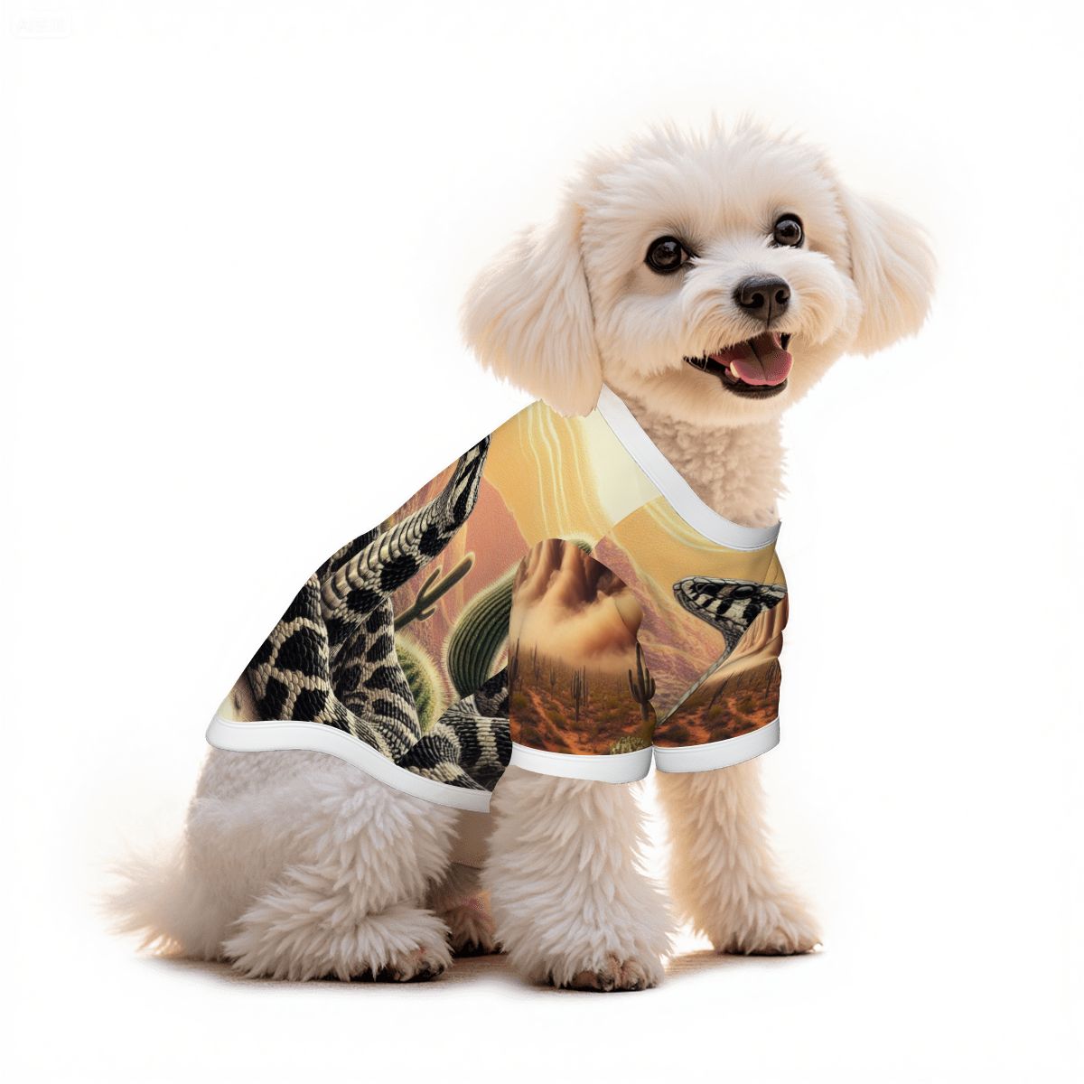 Dream-Dog Luxury Arizona Collection Cotton Dog Javelina, Snake for Pets, Party Stylish Clothes, Sizes Sm to Large, Small Breeds