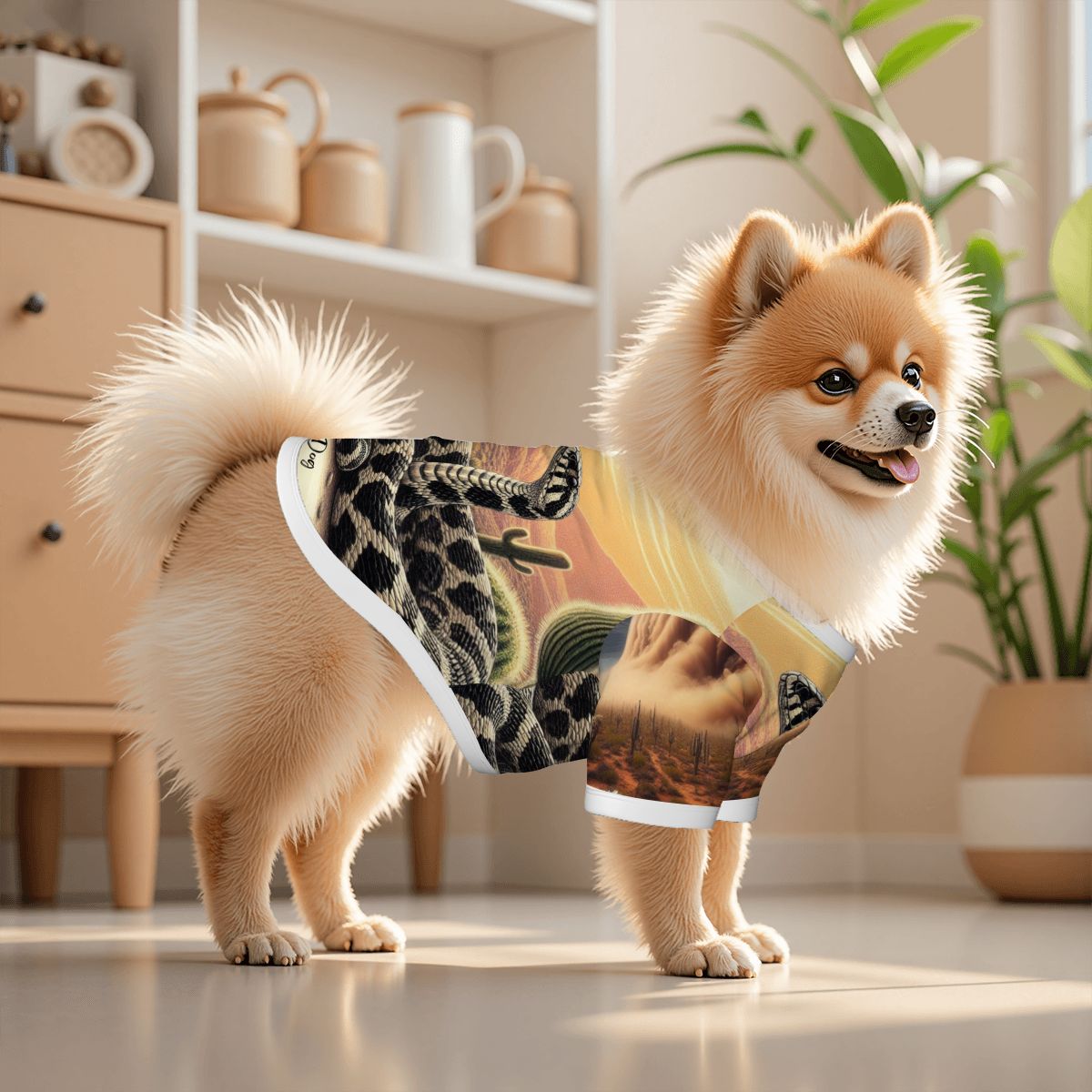 Dream-Dog Luxury Arizona Collection Cotton Dog Javelina, Snake for Pets, Party Stylish Clothes, Sizes Sm to Large, Small Breeds